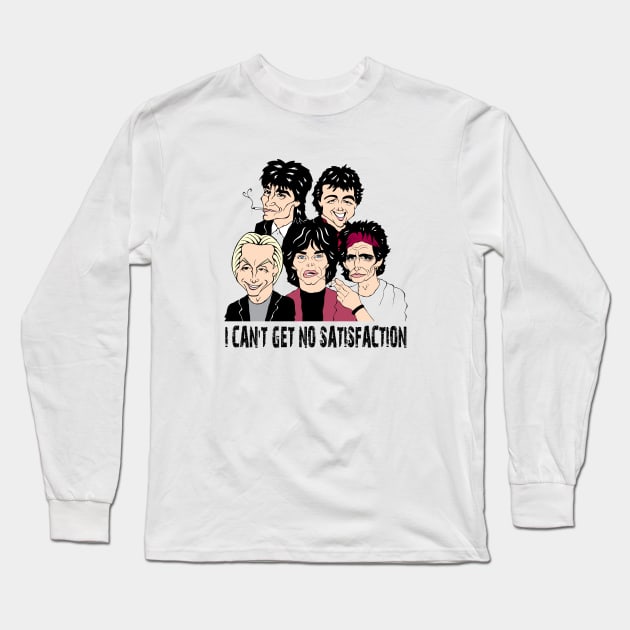 LEGENDARY ROCK AND ROLL GROUP Long Sleeve T-Shirt by cartoonistguy